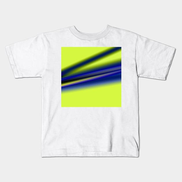 blue yellow green texture art Kids T-Shirt by Artistic_st